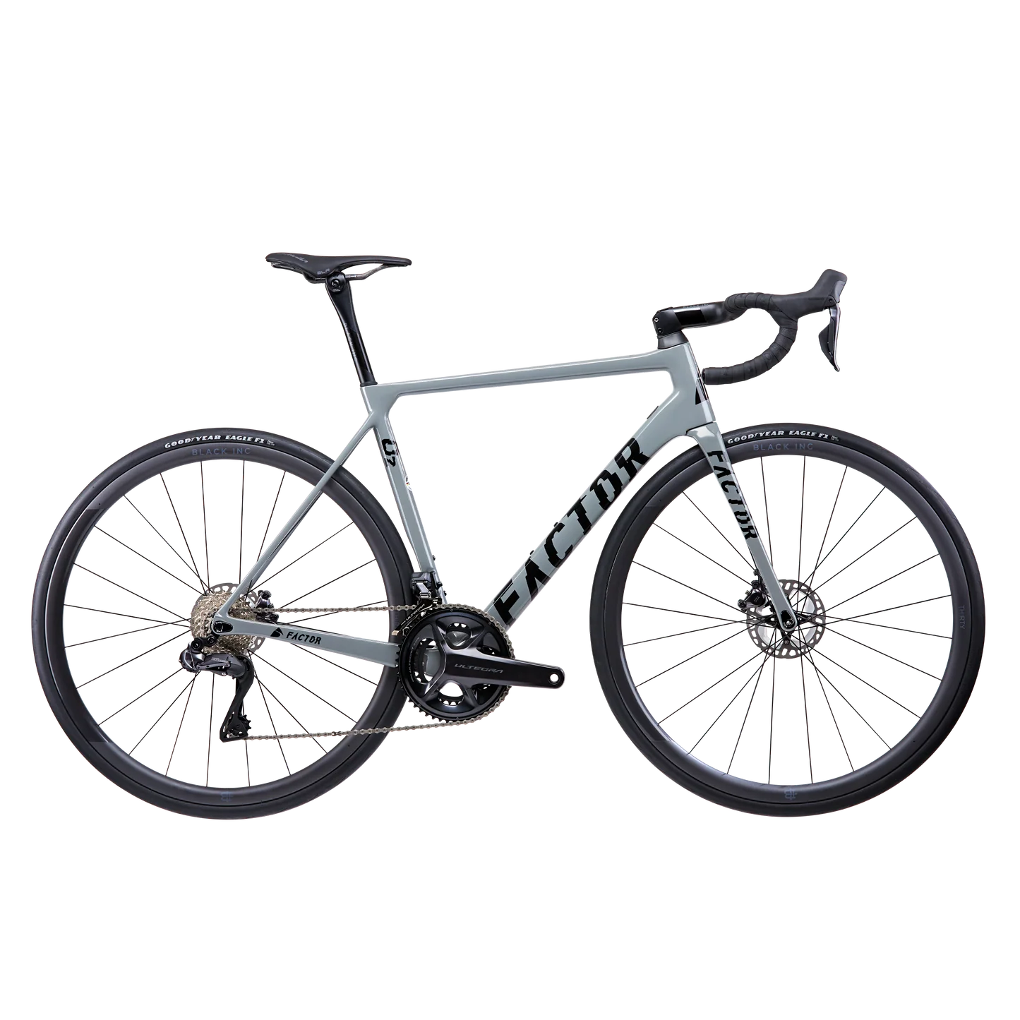 Factor O2 2023 - Shimano Ultegra Di2 12sp - Black Inc 45 - 002 / 61 / Shattered (61)