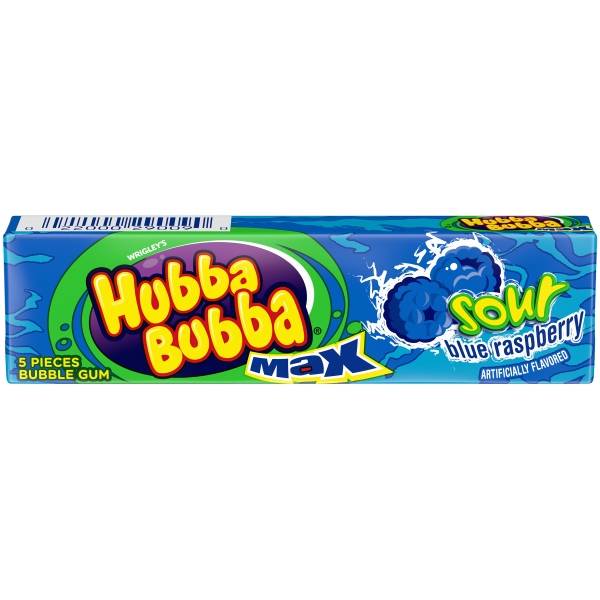 Hubba Bubba Max - Sour Blue Raspberry.