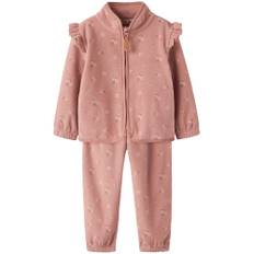 Lil' Atelier - NMFLaspektra fleece sæt - Rosa - str. 4 år/104 cm