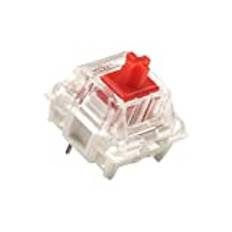 Paket med Gateron ks-9 G PRO Nyckelbrytare för Mekaniska Speltangentbord | Plattmonterad | Försmörjt Switches (Gateron PRO Red, 90 Styck)
