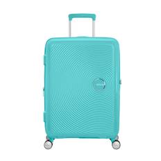 American Tourister Soundbox 55 cm Kabinväska - Expanderbar - Ljusblå