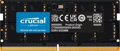 32 GB (1x32GB) DDR5-4800 SODIMM Crucial CL40
