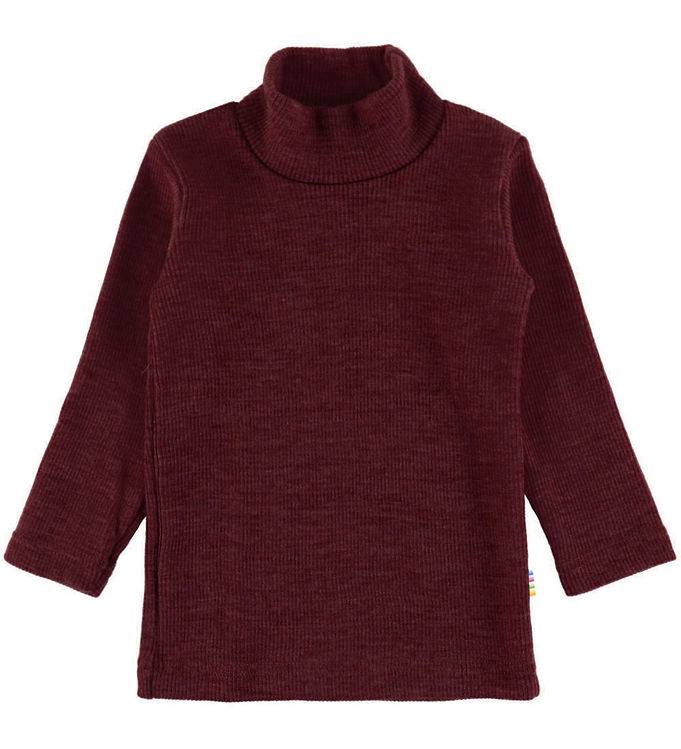Joha Bluse - Rib - Uld - Burgundy - Joha - 170 - Bluse