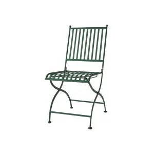 Trädgårdsstol - Stol - 2-pack - Järn - Grön - 41 x 52 x 88 cm