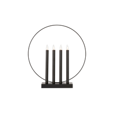 Star Trading - Adventsljusstake Glory - Svart