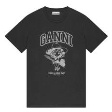 Ganni t-shirt - T4138 Witch Relaxed phantom