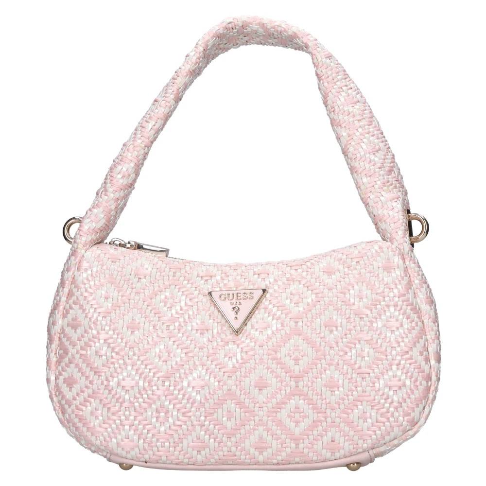 Guess Rianee Hobo - Tasker - Dame - Lyserød - ONE SIZE - Bomuld