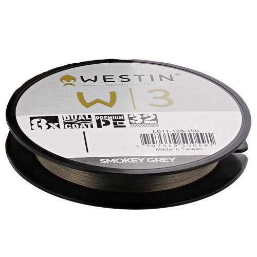 Westin W3 8-Braid Smokey Grey Metermål