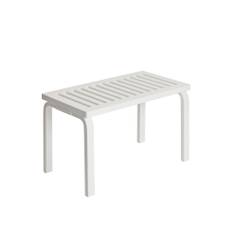 Artek - Bänk 153B, Vitlackad björk - Alvar Aalto - Vit - Trä