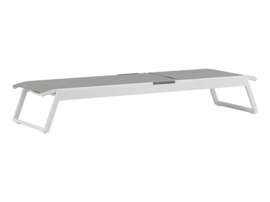 Venture Design Parma solsäng Hvid/grå