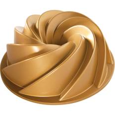 Virvelformad bakform 2,4 liter - Guld