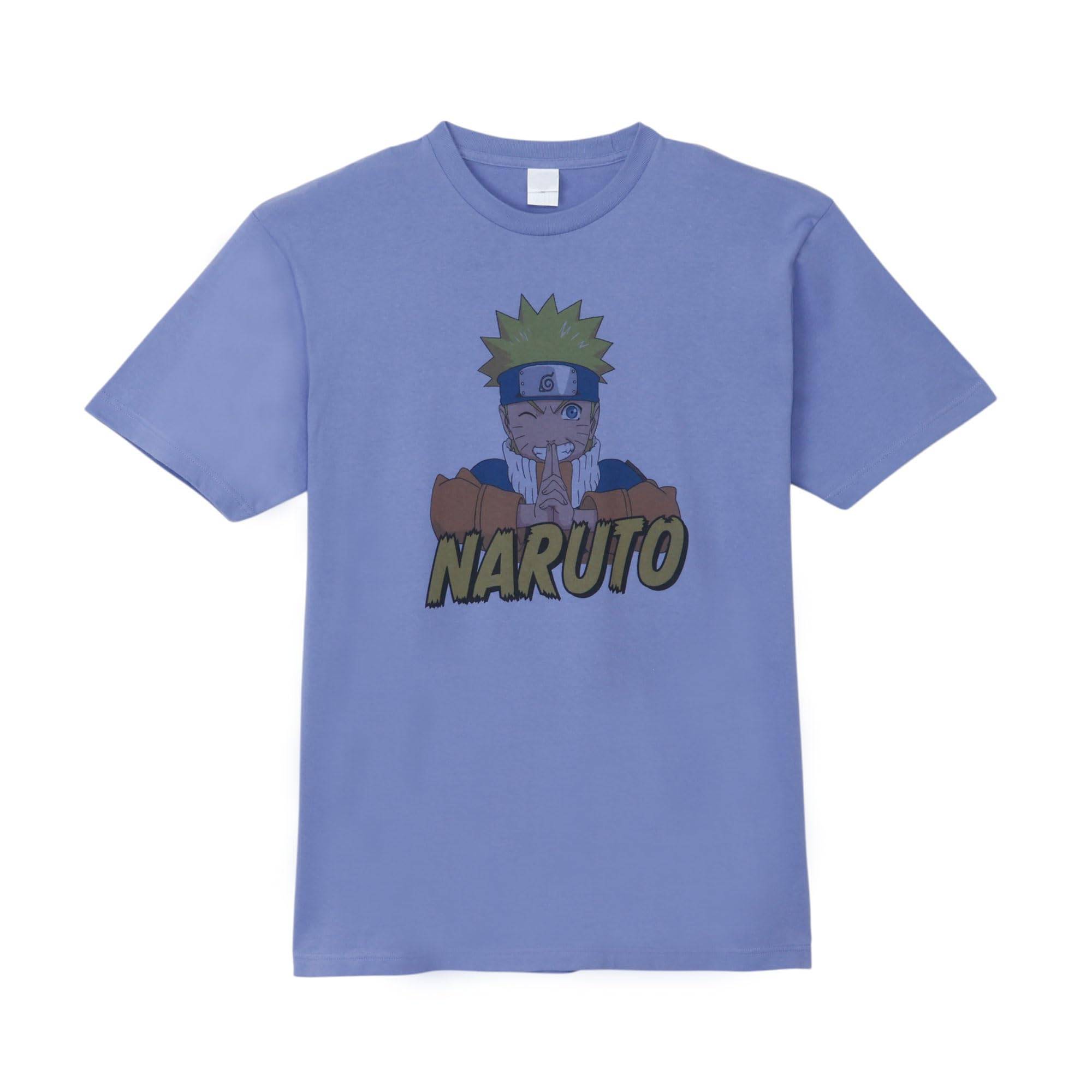 Small Planet NARUTO Short Sleeve B Size L T-Shirt (Naruto Face)