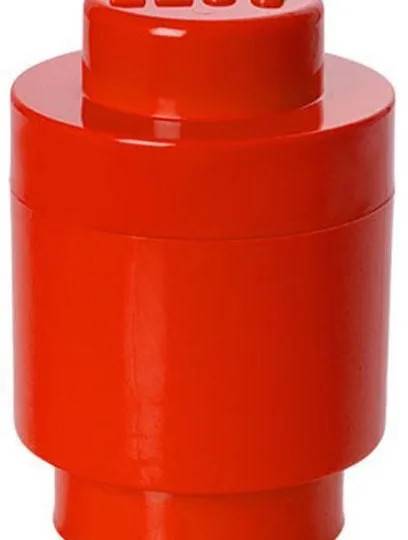 Lego Storage Lego, Rund Förvaring, 1 Röd Lego Med 1 Knop 400011 behållare leksak