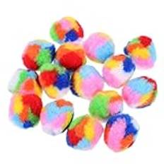 Happyyami 40 St Kattboll Leksak Kattunge Garn Puffar Liten Katt Leksak Plysch Kattunge Mjuka Bollar Katt Pompom Bollar Fuzzy Kattunge Bollar För Husdjur Katt Kattunge