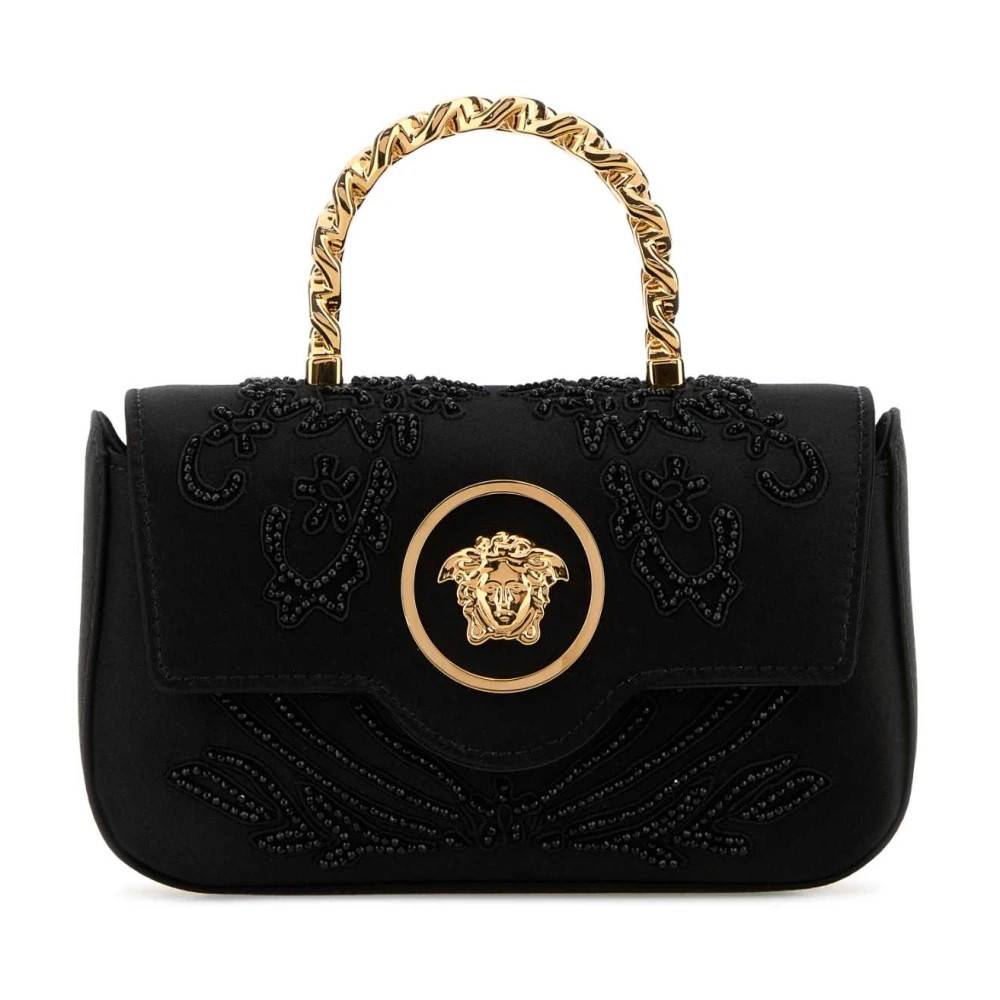 Versace Mini Top Handle Vitello - Tasker - Dame - Sort - ONE SIZE - Uld
