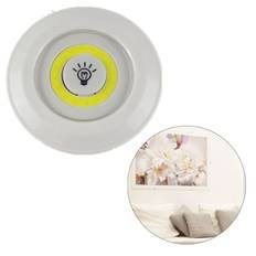 COB Smart Trådløs Fjernbetjening Natlys Dekorativt Køkken Skab Trappe Gang Badeværelse Belysning Mini Touch LED Lys med Fjernbetjening