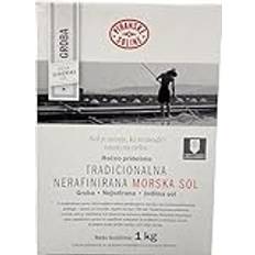 Traditionellt grovt icke-jodiserat oraffinerat havssalt (1 kg påse) - Rent organiskt och oraffinerat havssalt - Bra för matlagning och bordssalt (35 oz)...
