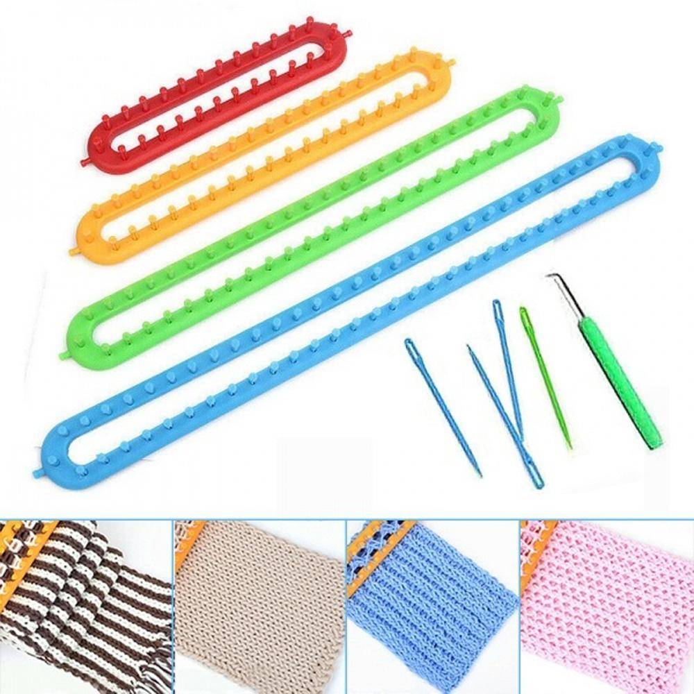 Craft DIY Scarf Pompom Needle Sock Sewing Accessories Knitting Kit Weaving Loom Weaving Tool