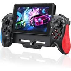Pro-kontroller för nintendo switch gamepad byggd -in 6- -axlig gyro handhållen grepp dubbel motor vibration för switch joy pad
