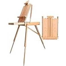 Large Easels Floor Display Tripod Artist Easel with Drawer Collapsible Studio Desktop Easel Artist Stand Painting Stand