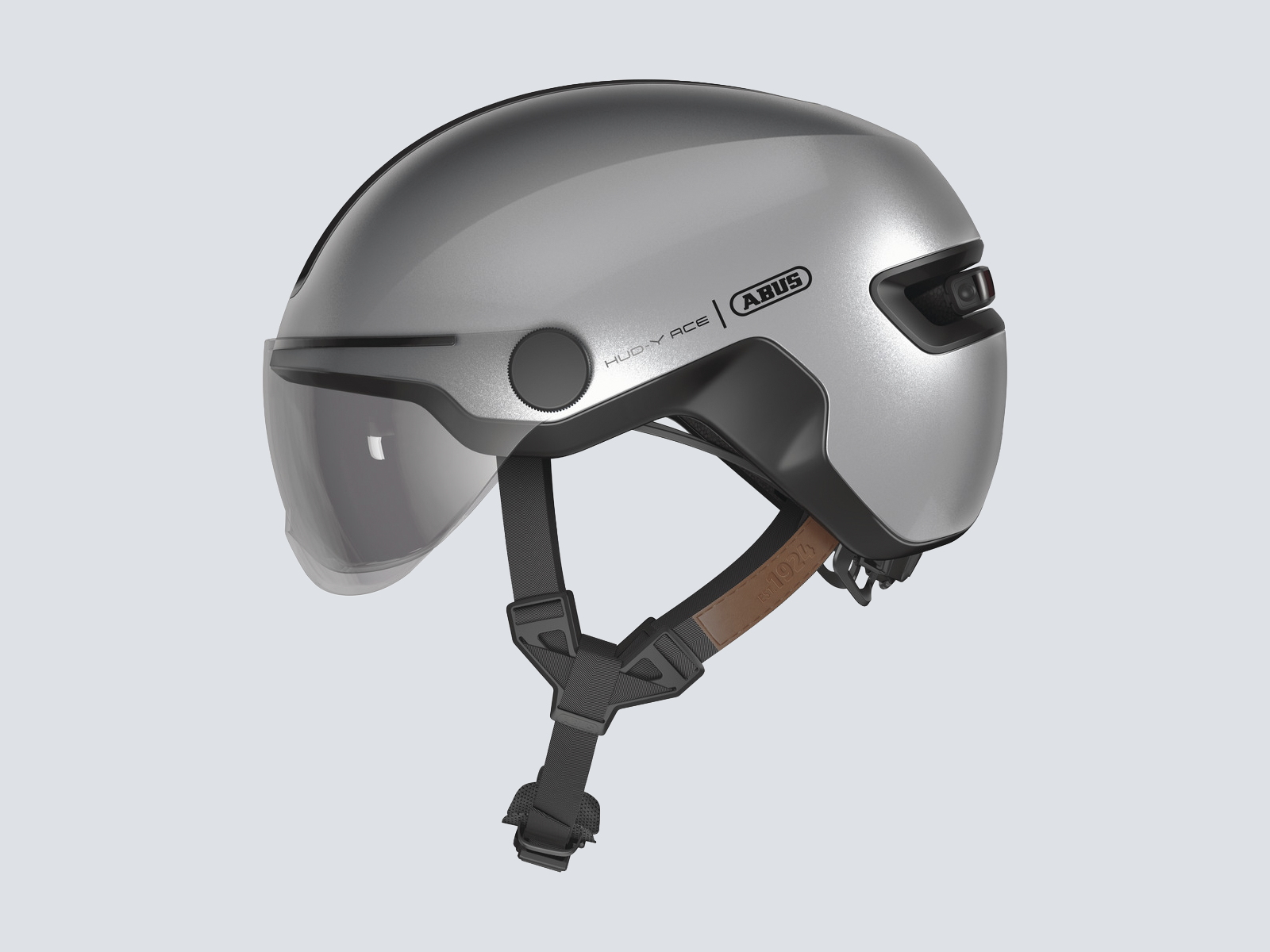 Abus HUD-Y ACE - Small (51-55 cm) / Gleam Silver