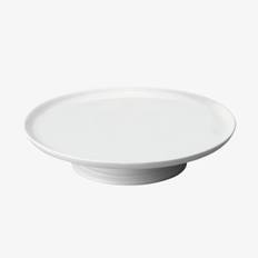 Aida Aroma tårtfat, vit, porslin, 29 cm. - Vit