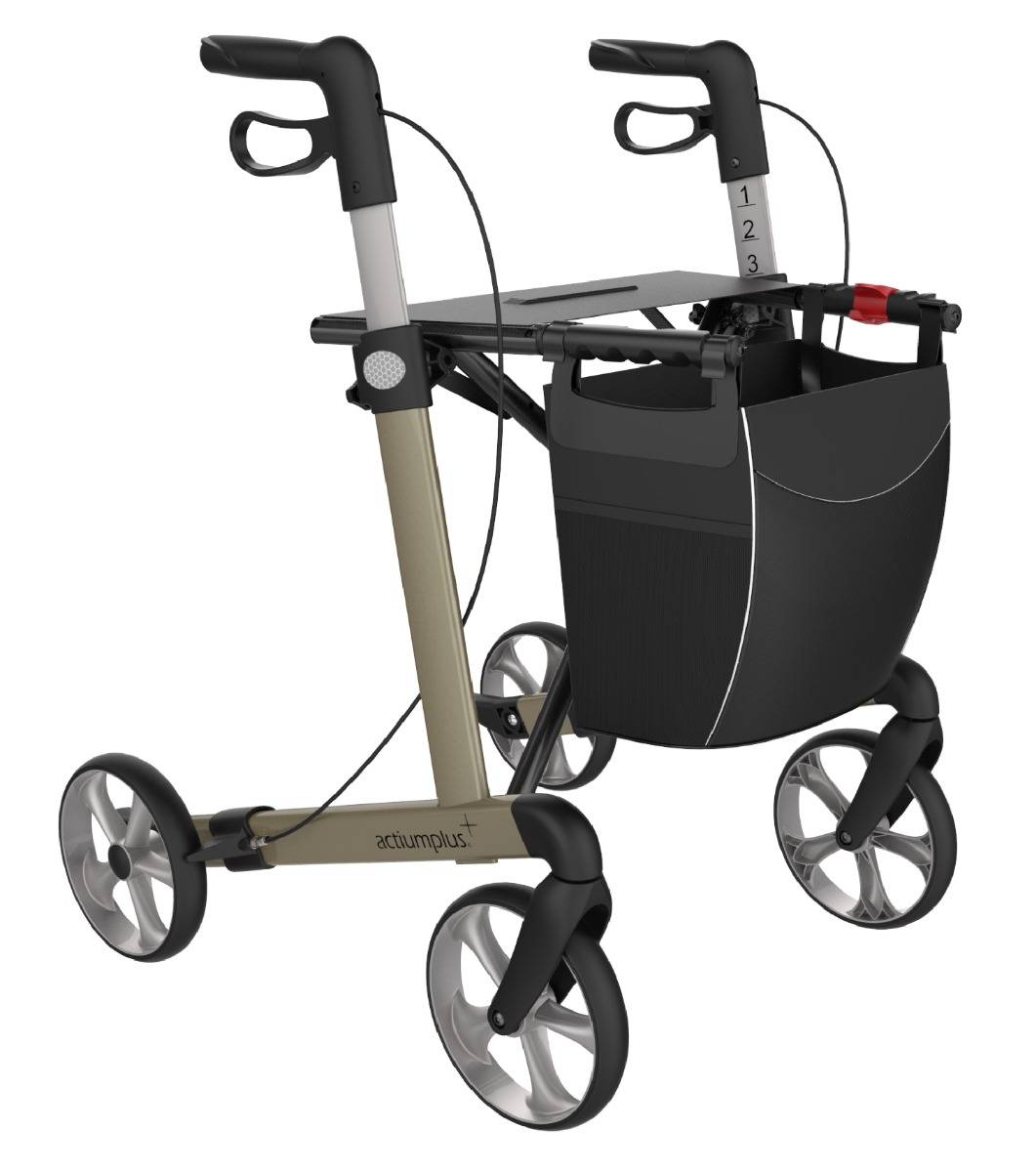 Rollator actiumplus Champagne/Pearl