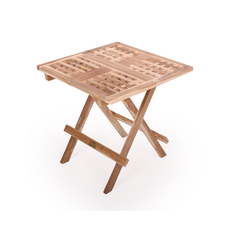 Picnic foldebord 50x50 - Classic Teak