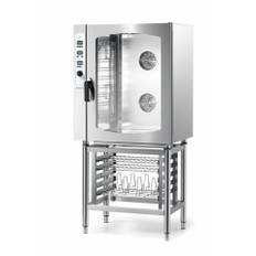 Combisteel - GIORIK KONVEKTIONSOVN, GAS 895X768X965MM. (LXBXH), KAP. 10X 1/1 GN TEMP. +50/+280°C, 0,9 + 19 KW, 230 VOLT, 160 KG