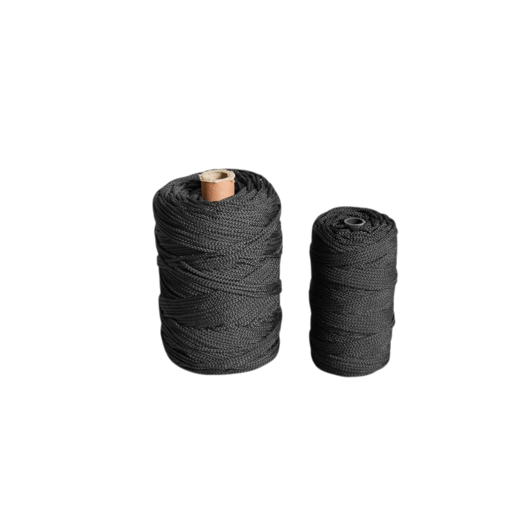 Kräftlina 3mm, sjunkade - Svart