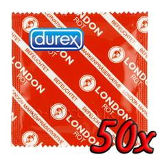 Durex London Rot 50 pack - röd