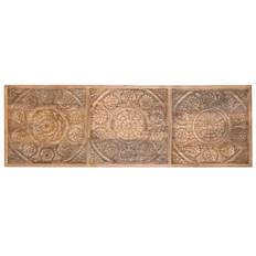ESPRIT Naturligt Trä Huvudgavel för Hem - 182 x 3,5 x 60 cm