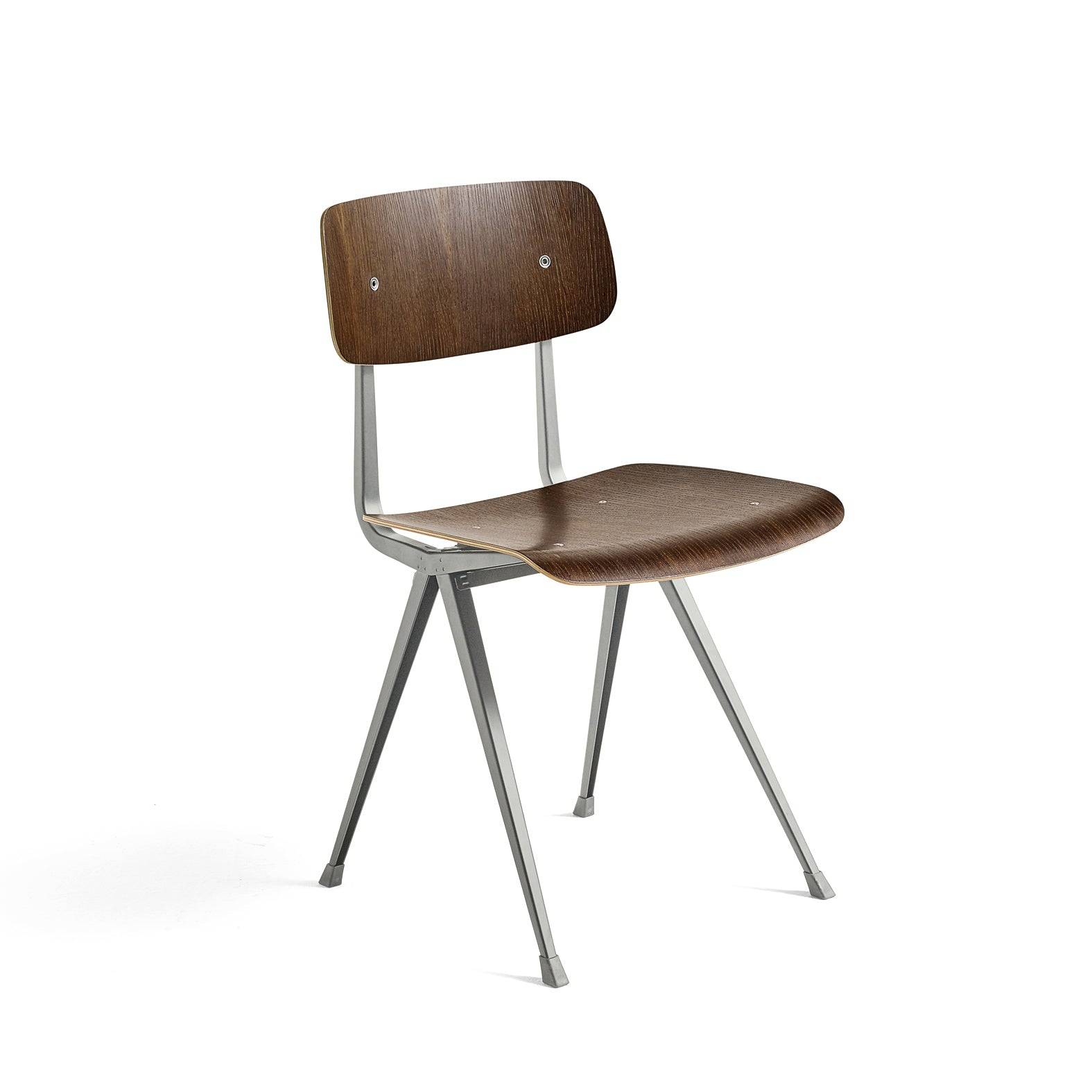 Result Chair fra Hay Røget eg olie / Beige pulverlakeret stål - Jacobsen Plus