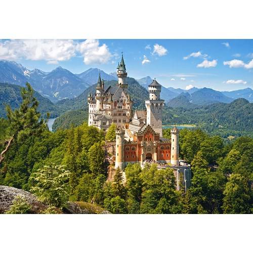 500 bitar - View of the Neuschwanstein castle