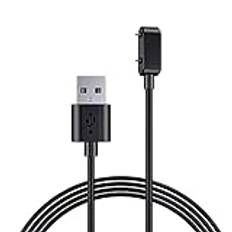 TiMOVO Charger Compatible with Huawei Band 6/Honor Band 6/Honor Watch ES/Huawei Watch Fit/Huawei 4X Smartwatch, Magnetic USB Charging Cable 3.3ft, Replacement Charging Cable Cord - Black