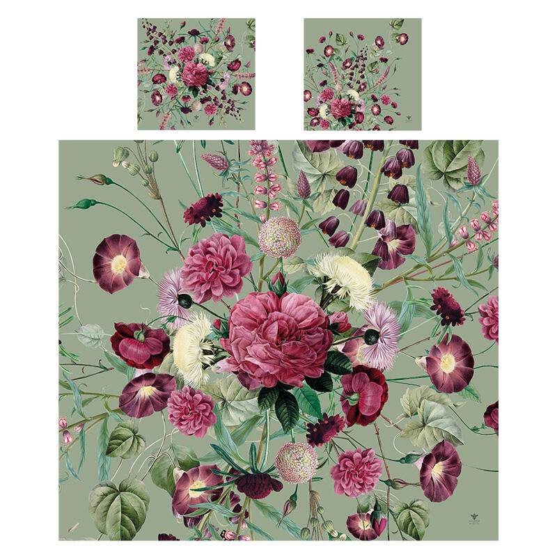 Jim Lyngvild - Sengetøj dobbeltdyne Blossom Garden 200x220 cm. økologisk bomuld