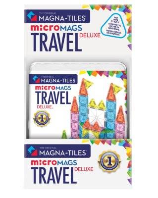 Magna Tiles - microMAGS - Deluxe rejsesæt i æske - 55 dele
