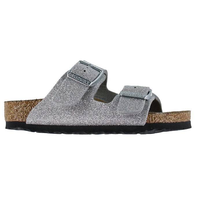 Birkenstock Sandaler - Arizona - Shiny Glitter Silver - Birkenstock - 28 - Sandal