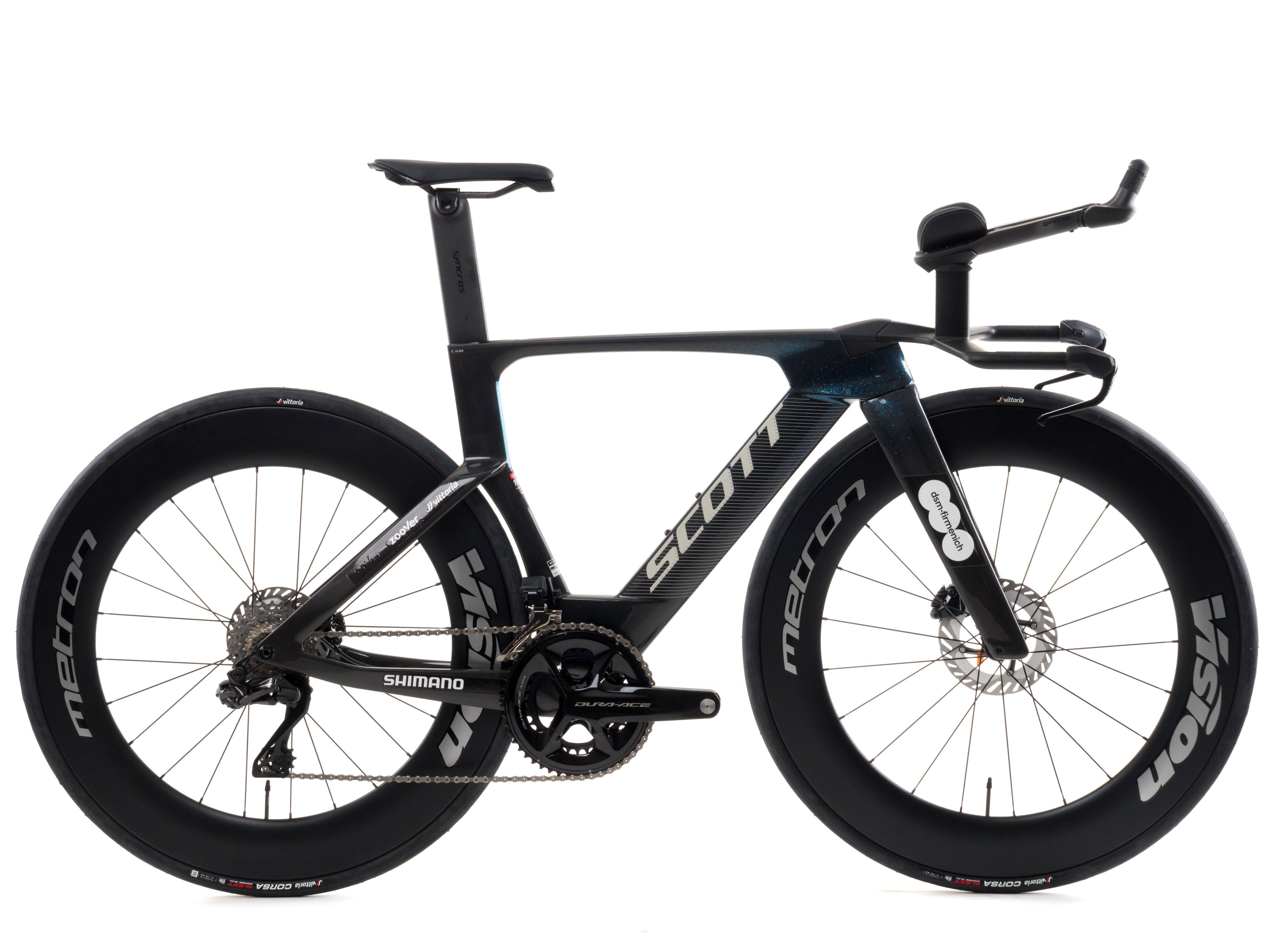Scott Plasma RC TT 2023 Team DSM-Fiermenich PostNL E. Uijen size S Shimano Dura-Ace DI2 R9270 2x12s - 002 / s / gray/blue (s)