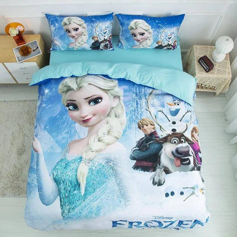 Elsa påslakanset med snömotiv, 228 x 228 cm