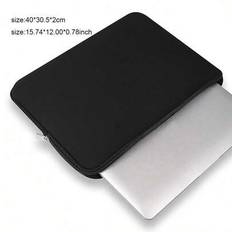 Applicable To Laptop Bag 11,13,14,15,15.6 Inch Laptop Case Soft Computer Bag Office Travel Bag For Back To School School Stuff Bag For School Work Lap - Black - 15.6 inches