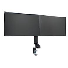 Monitor Arm Space Saving Dual Black