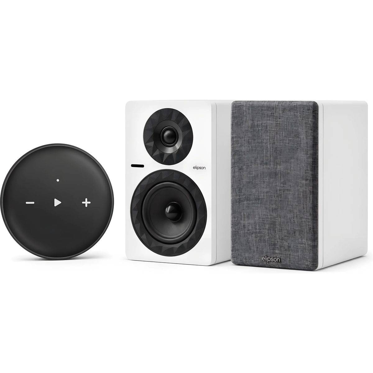 Elipson + WiiM Prestige Facet II 6B aktiv BT mat hvid + Mini sort