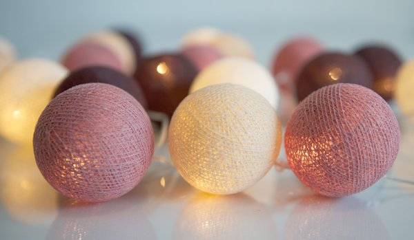 Ljusslinga led, 10 bollar/Välj färg själv - Irislights