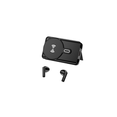 DENVER Powerbank + Bluetooth Earbuds - Black Powerbank - Sort - 5000 mAh