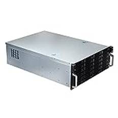 Unykach HSW6424 Hot Swap rackbox 4U ATX 24 fack för 3,5 tum eller 2,5 tum skivor, 3 x 120 mm, 2 USB 2.0-fläktar