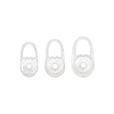 OTOTEC 3 st öronproppar silikon öronspetsar kompatibla med Plantronics Voyager Edge V3200/V3240/V3280 trådlöst Bluetooth-headset transparent mixstorlek