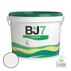 B&J Acryl vægmaling glans 7 Brækket hvid 10L