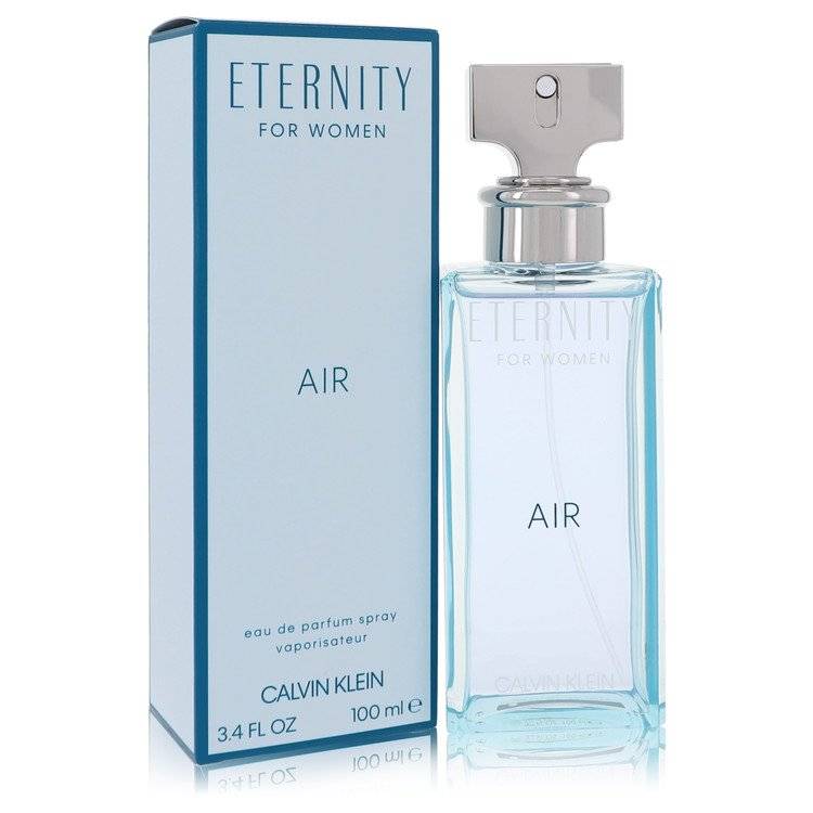 Eternity Air by Calvin Klein Eau De Parfum Spray 3.4 oz for Women, Refreshing and Airy Fragrance - 3.4 oz / 100 ml / Alcohol, Amber, Woody, Aldehyde, Oils