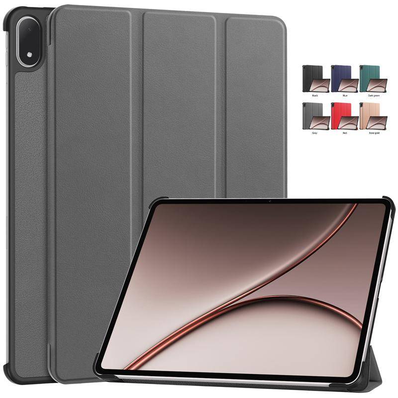 För OnePlus Pad 4 13,2 tum 2026 Fodral Trefaldigt Läder Hårt Stöd Smart Cover för Coque Oneplus Pad 4 Fodral för OnePlus Pad4 Cover